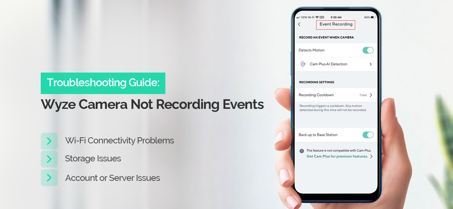 Troubleshooting Guide Wyze Camera Not Recording Events