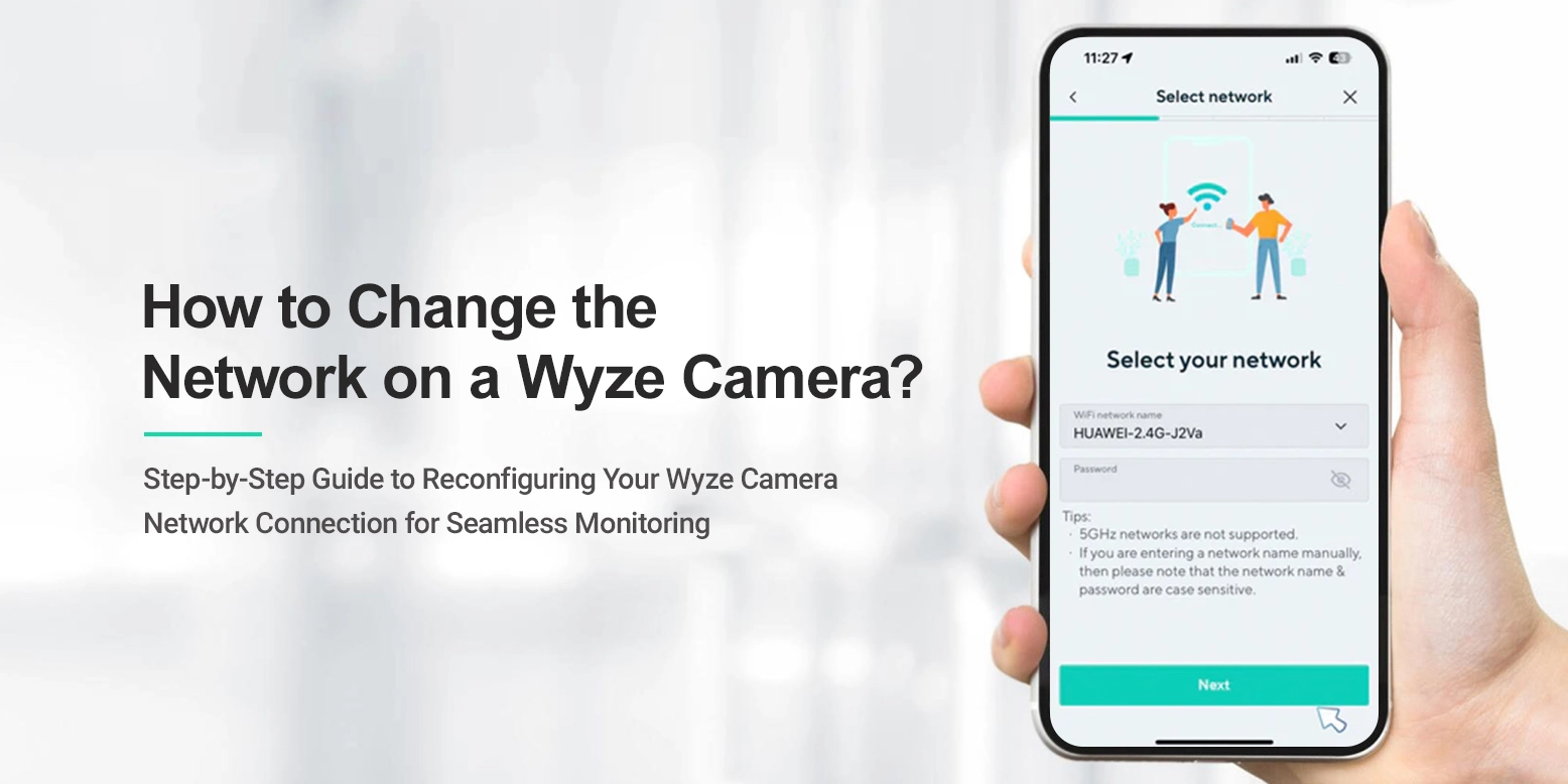 How to change the network on a wyze camera